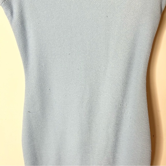 LULUS Photo Opportunist Midi Dress Powder Blue Bodycon Textured Size XS - Picture 15 of 16